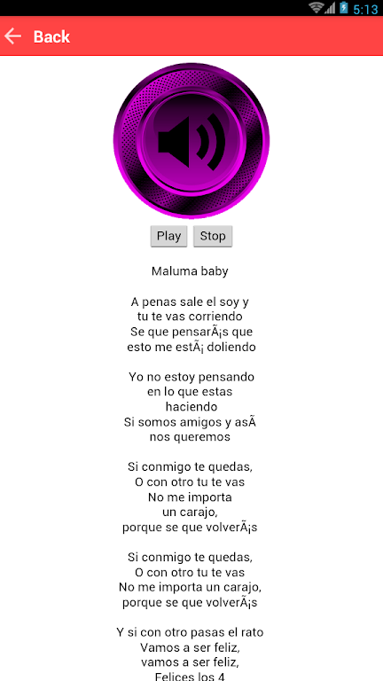 Felices Los 4 Maluma Musica Lyrics ภาพหน้าจอ 1