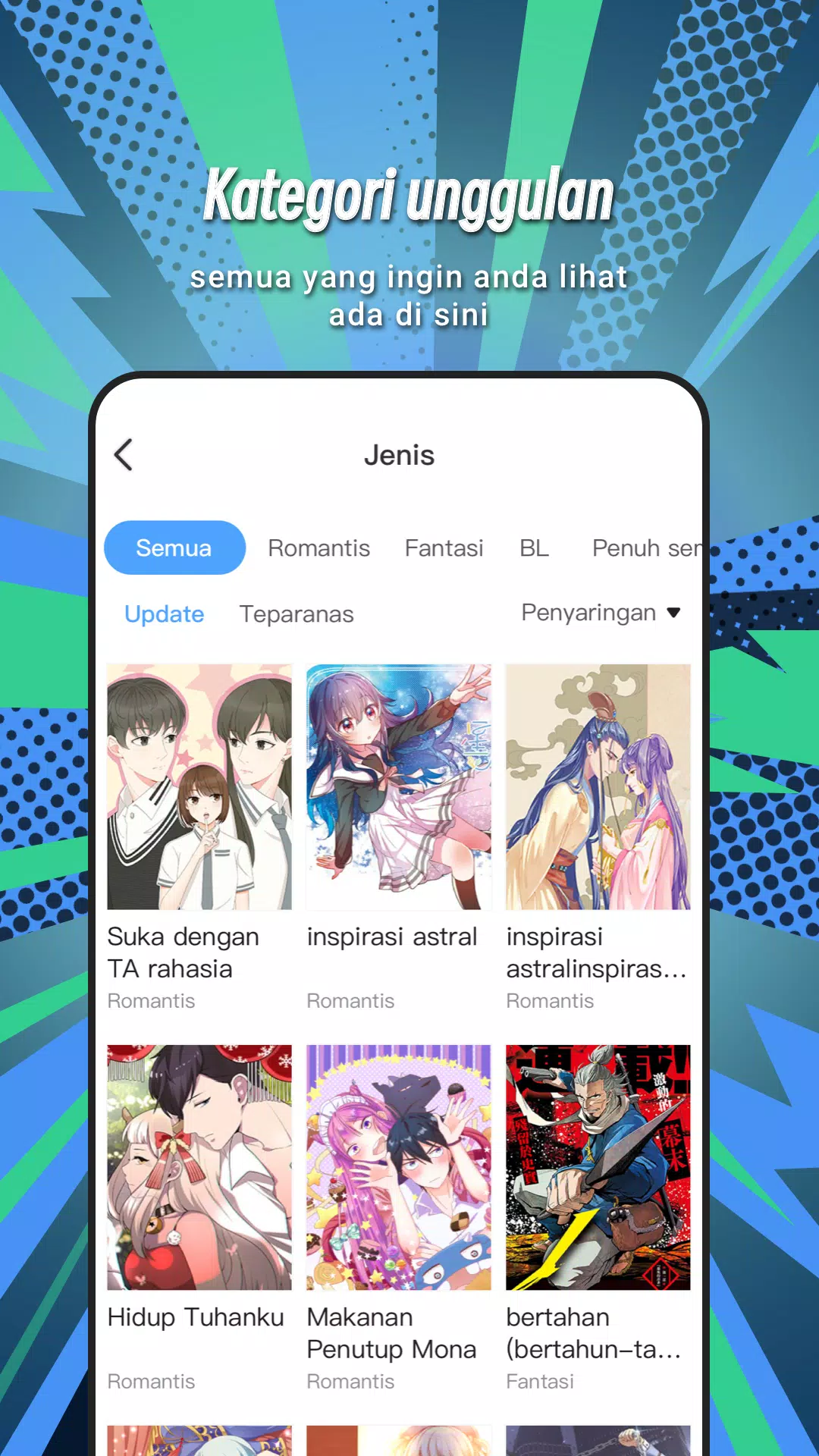 Permen Comic for Indonesia Tangkapan skrin 2
