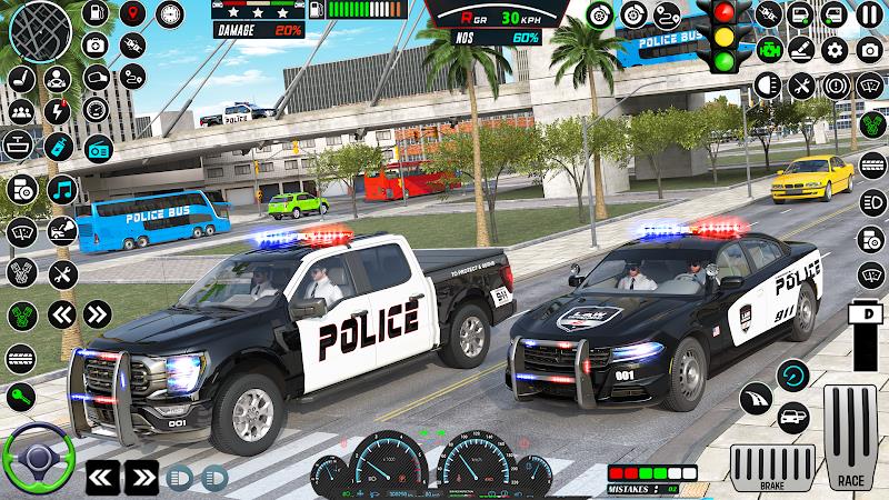 US Police Car Parking - King 스크린샷 3