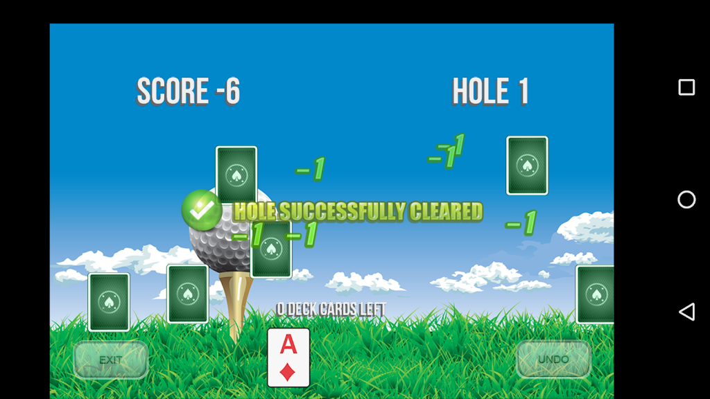 Golf Solitaire 18应用截图第2张