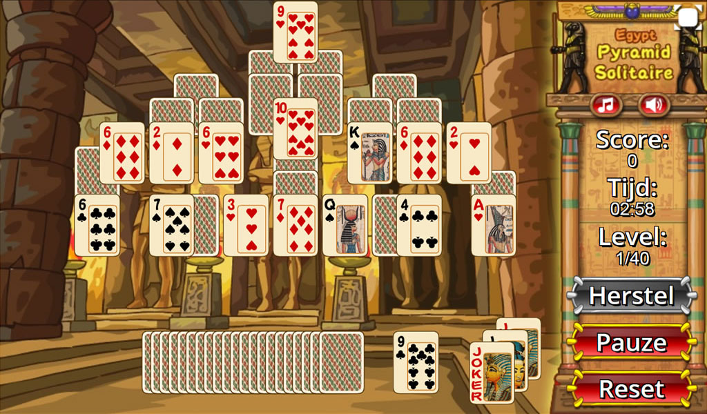 Egypt Pyramid Solitaire Tangkapan skrin 1