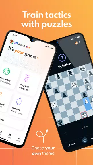 chess24 > Play, Train & Watch Captura de pantalla 1
