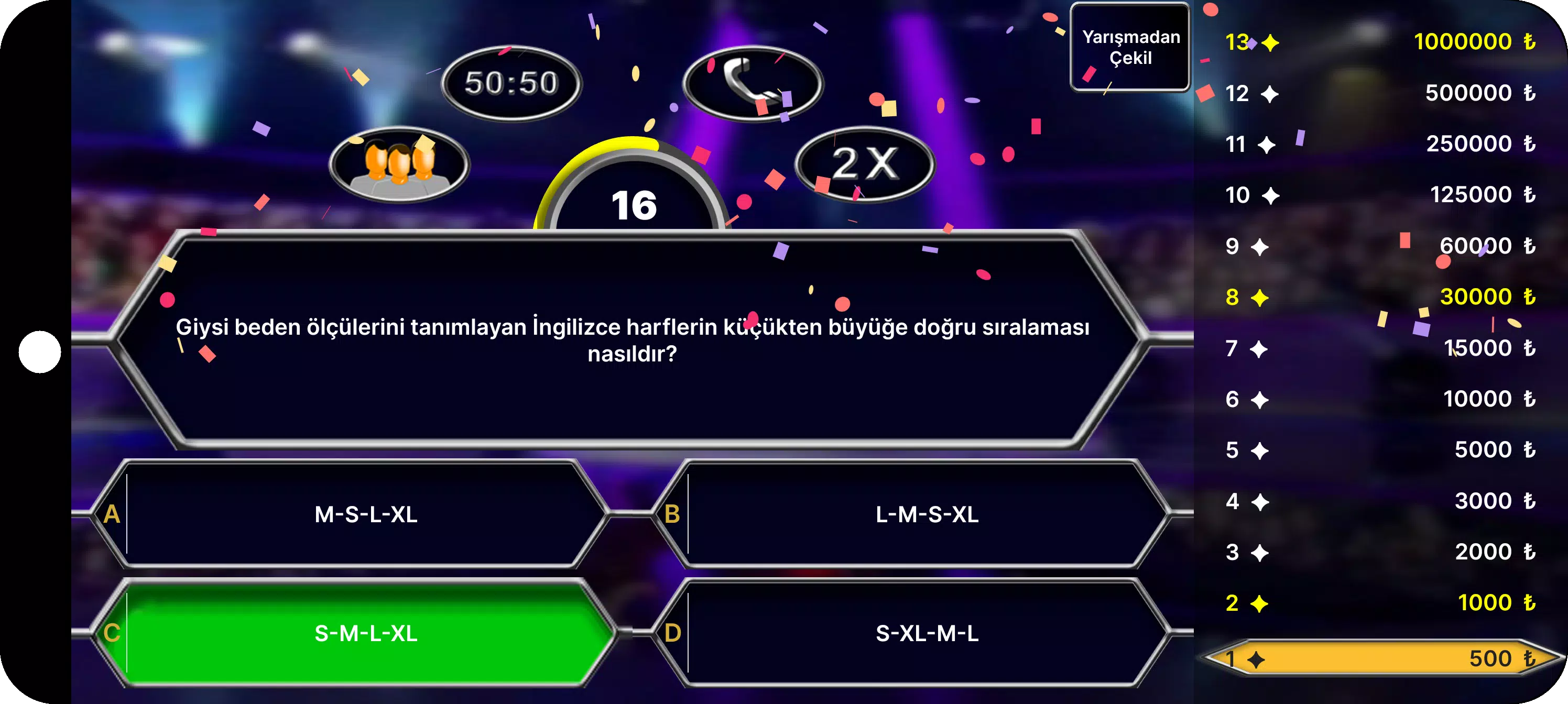 Milyoner Bilgi Yarışması应用截图第2张