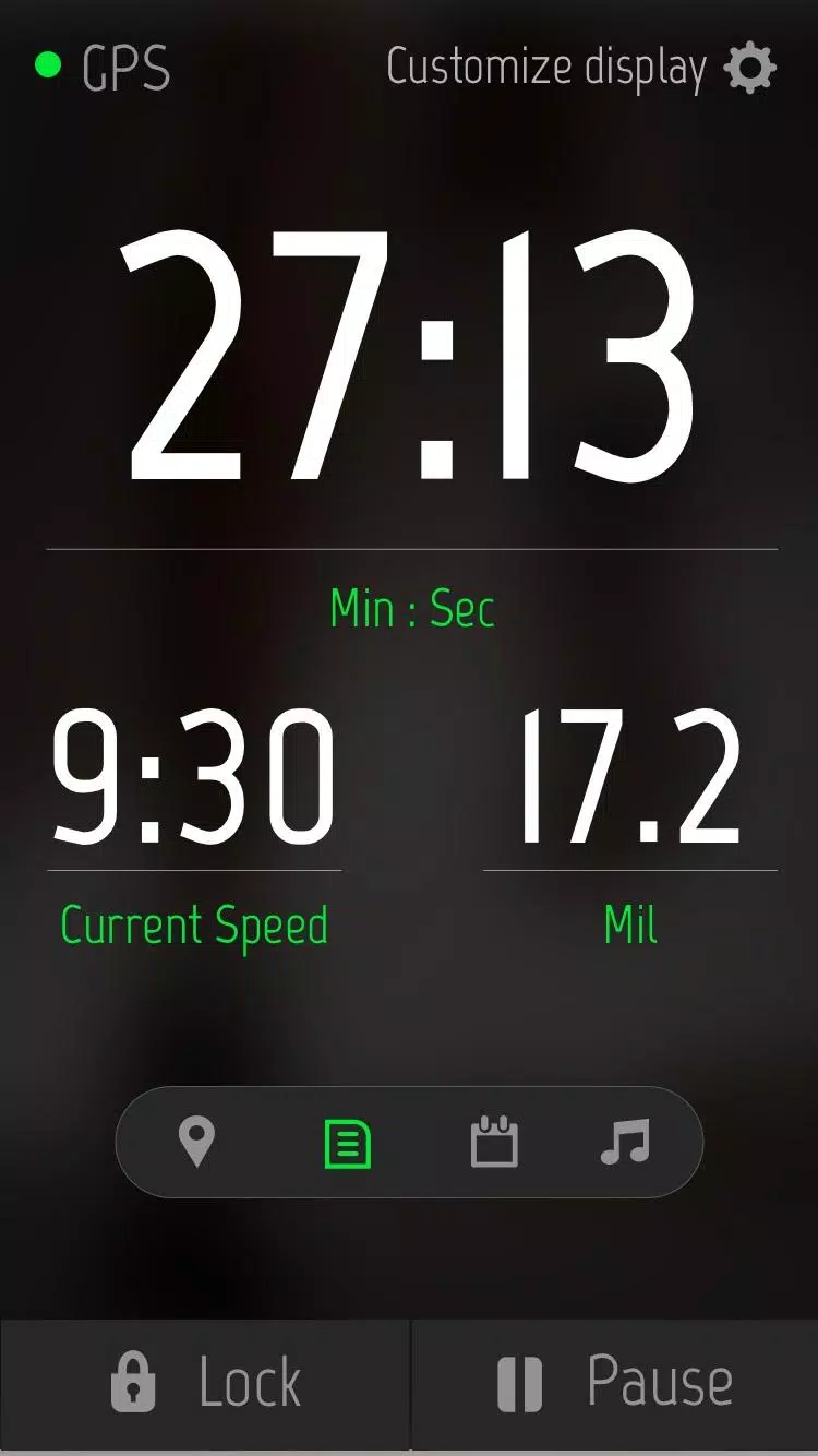Running Distance Tracker + Capture d'écran 1