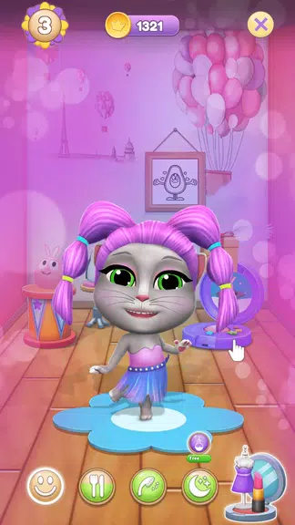 Virtual Pet Lily 2 - Cat Game Captura de tela 1