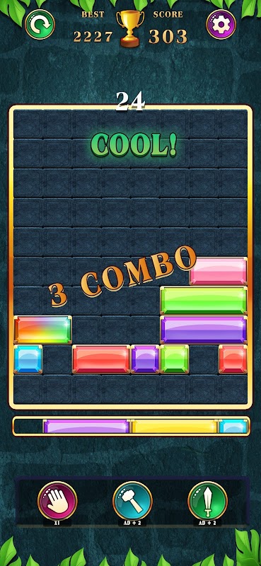 Block Puzzle Jewel Drop Blast Capture d'écran 2