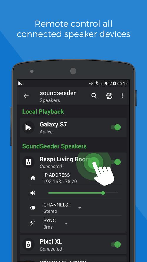 SoundSeeder - Synced Music Screenshot 3