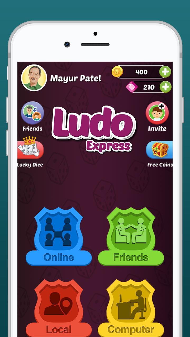 Ludo Express : Online Ludo Captura de pantalla 0