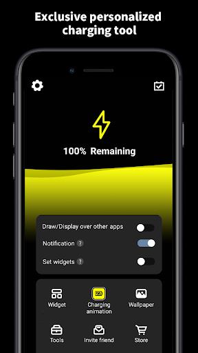 Flashing charging animation Screenshot 1