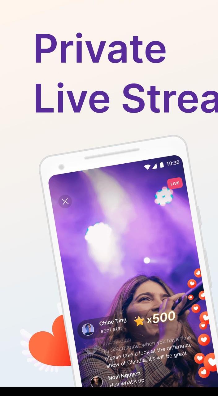 Tevi - Private Live Streaming スクリーンショット 0