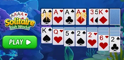 Solitaire Fish World-OceanTrip ภาพหน้าจอ 0