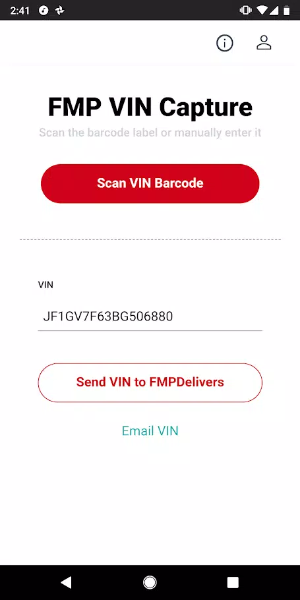 FMP Vin Scan for FMPDelivers by DST Screenshot 1