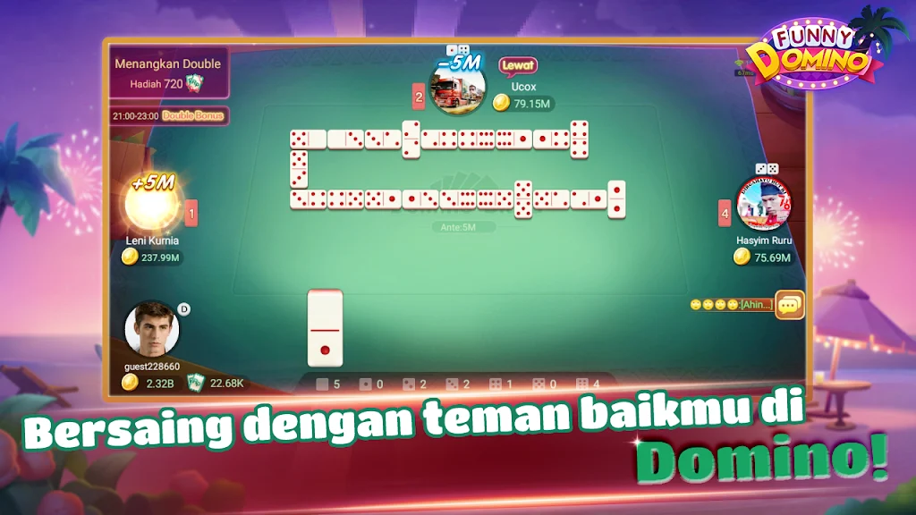 Funny Domino:Gaple QiuQiu应用截图第1张