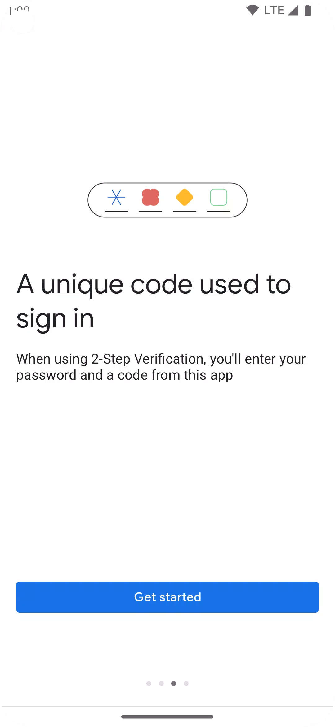 Google Authenticator Schermafbeelding 2