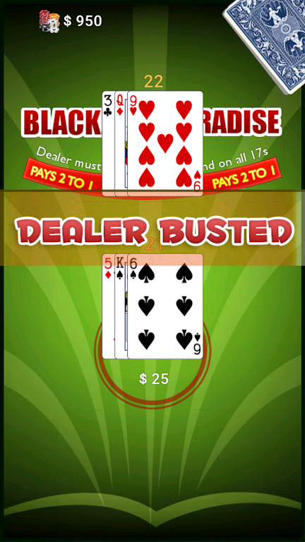 BlackJack Paradise Zrzut ekranu 1