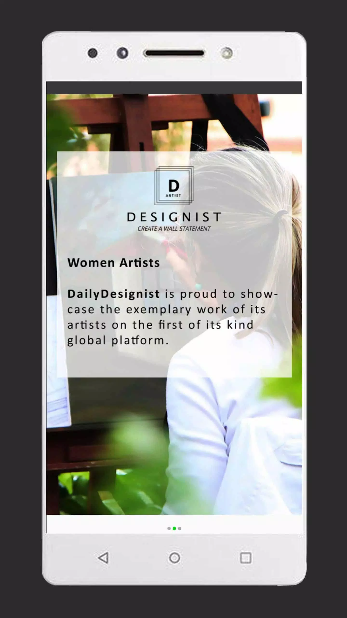 DailyDesignist Artists ဖန်သားပြင်ဓာတ်ပုံ 1