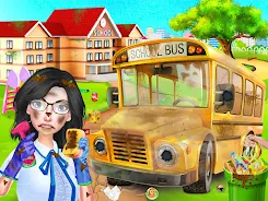 School Cleanup - Cleaning Game ဖန်သားပြင်ဓာတ်ပုံ 0