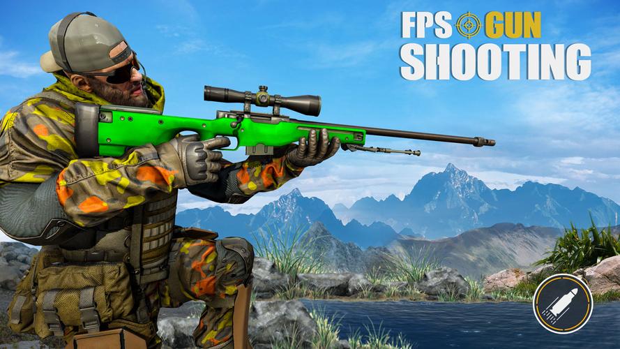 Gun Games Offline 3D Shooting Скриншот 3