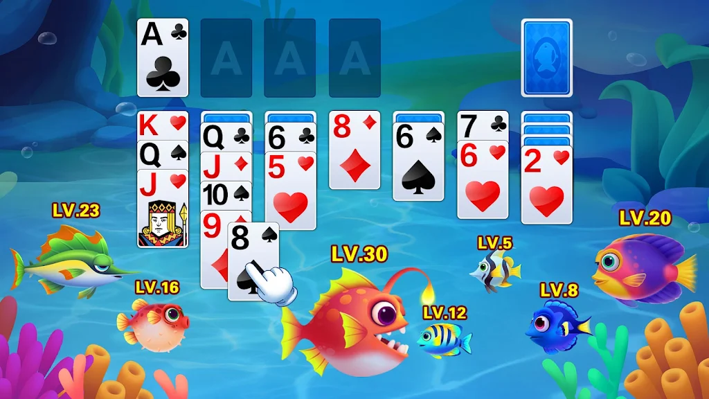 Solitaire Fish 2024 स्क्रीनशॉट 2
