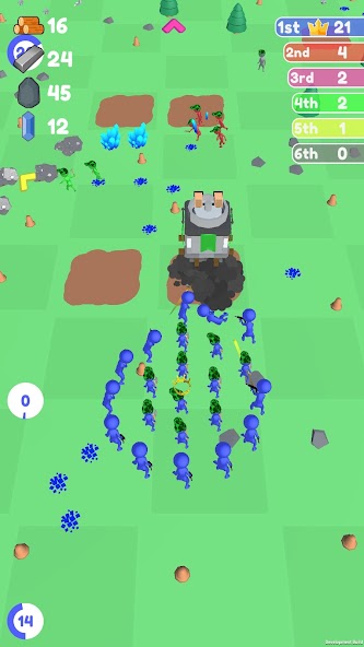 Schermata Islands Control: Army War Mod 1