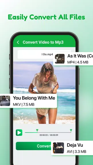 Video to MP3: Video Converter Schermafbeelding 0