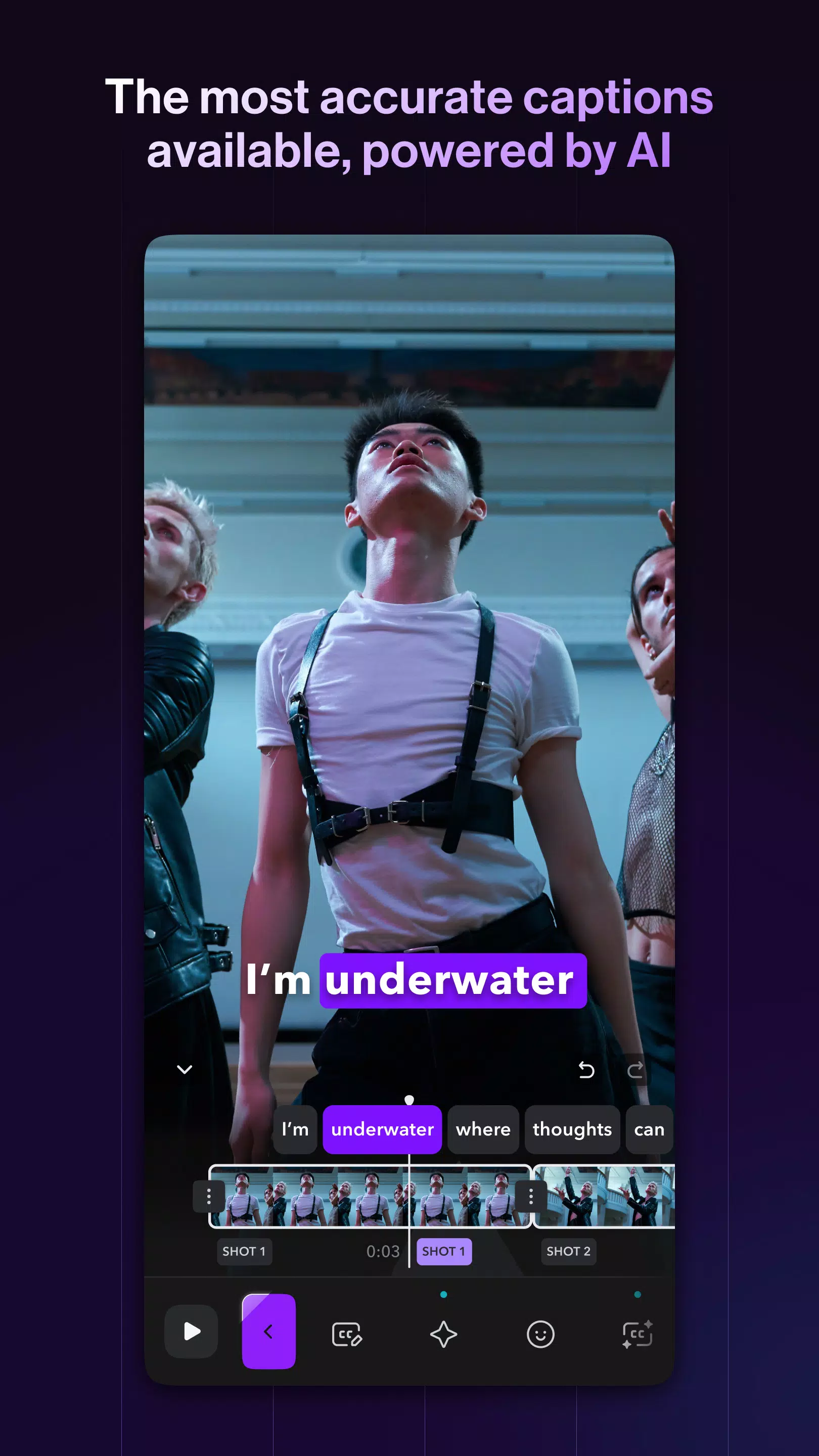 Captions Captura de pantalla 1