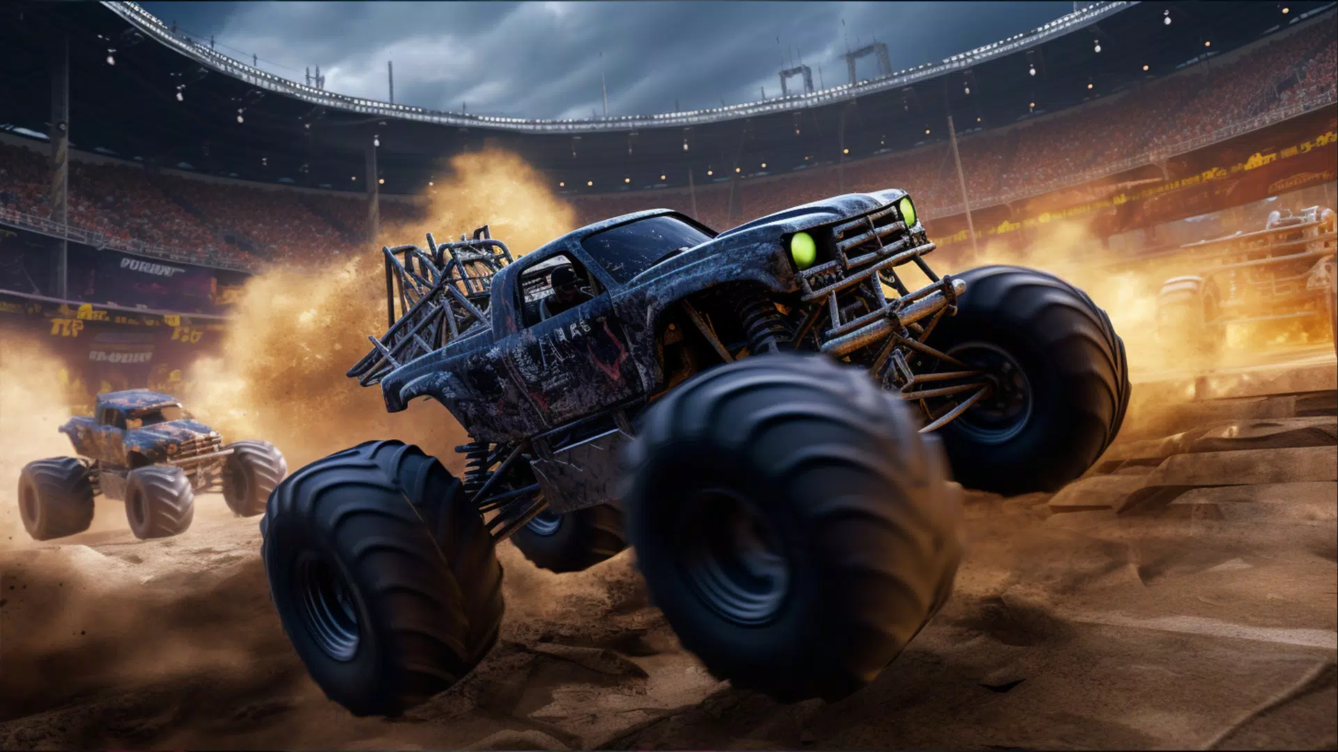 Crazy Monster Truck Games Tangkapan skrin 2