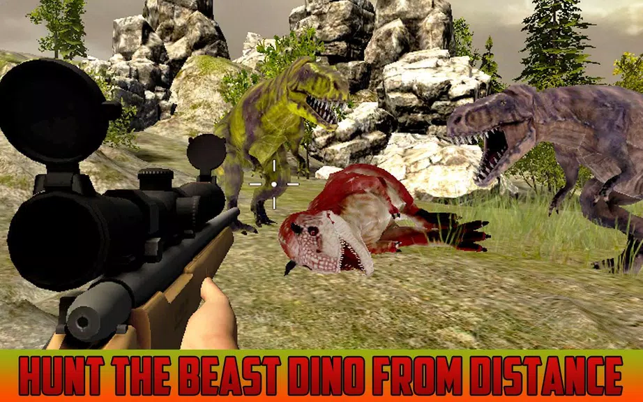 Dinosaurs Hunting 3D Wild Hunt Ekran Görüntüsü 3