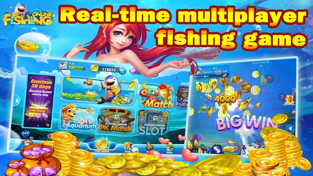 Fishing Online: Classic fish machine, free game Ekran Görüntüsü 1