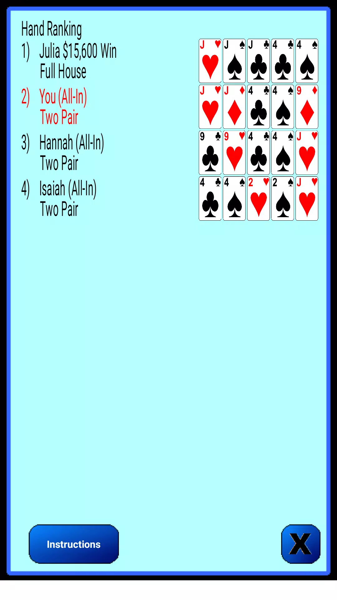 Texas Hold'em Poker Screenshot 1