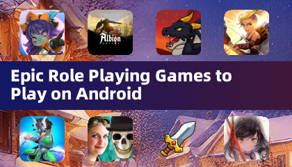 史詩般的角色在Android上玩遊戲