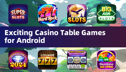 Nakatutuwang mga laro sa talahanayan ng casino para sa Android