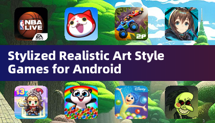 為Android的有程式化的現實藝術風格遊戲