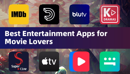 Beste entertainmentapps voor filmliefhebbers