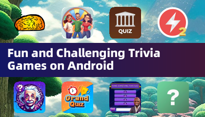 안드로이드용 재미있고 도전적인 트리비아 게임