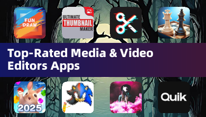 最高評價的媒體與影片編輯應用程式