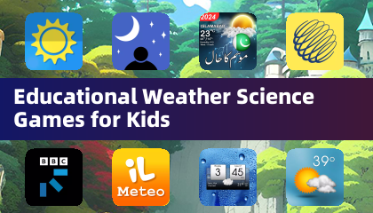어린이를 위한 교육적 날씨 과학 게임