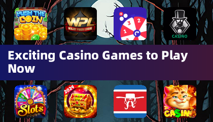 지금 플레이할 수 있는 흥미로운 카지노 게임