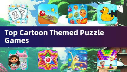 Top Cartoon Themed Puzzle Games