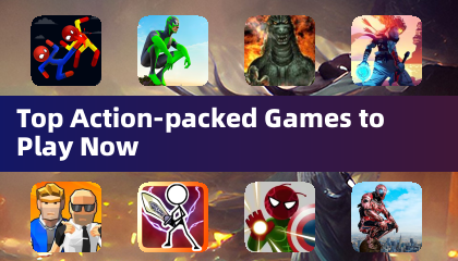 Top Actionpacked Games zum sofort Spielen