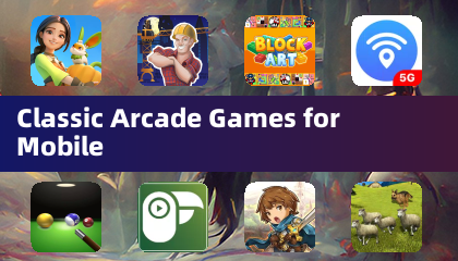 Klassische Arcade-Spiele für Mobilgeräte