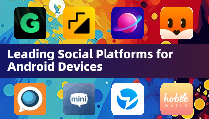 Führende soziale Plattformen für Android-Geräte