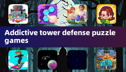 Addictive tower defense puzzle games