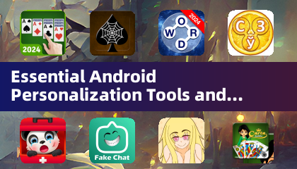 필수 Android 개성 맞춤 도구 및 위젯