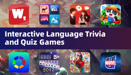 Interactive Language Trivia and Quiz Games